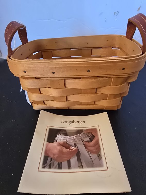 Longaberger basket,  rectangular 2004
