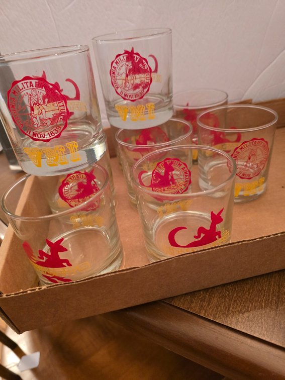 VMI GLASSWARE, 10 pc