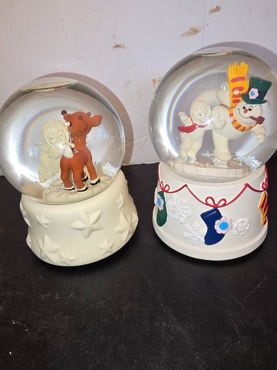 DEPT 56, Sniwbabies snow globes AND music boxes