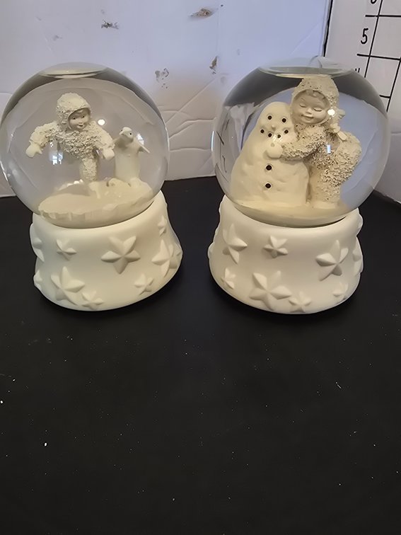 Dept. 56, Snowbabies snow globes,  AND music boxes