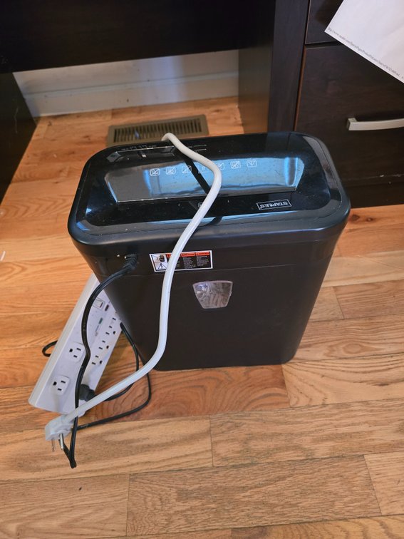 Shredder with electric box