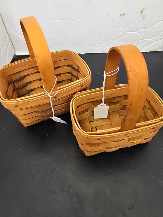Longaberger Baskets, 2,1988 and 1992