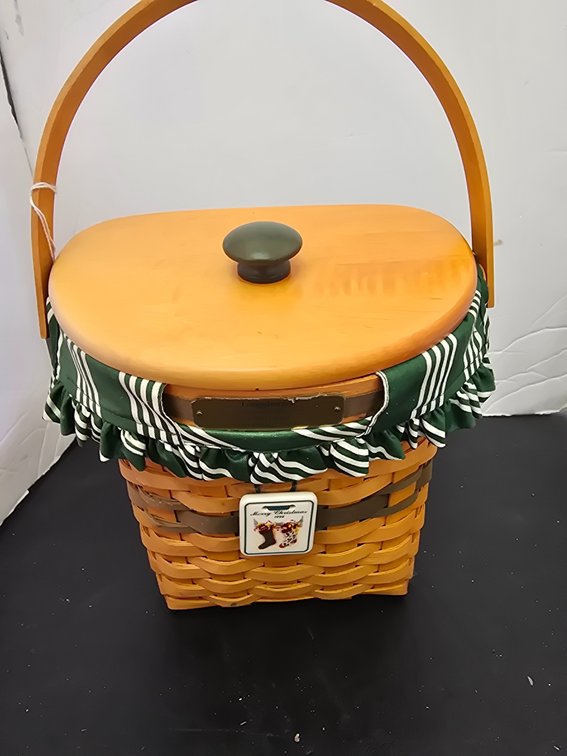 Longaberger basket,  1998 Glad Tidings Christmas basket