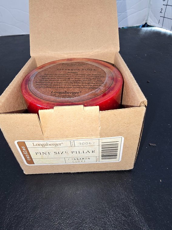 Longaberger Pint sz. Pillar candle