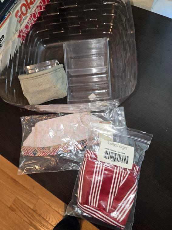 EXTRA Longaberger protectors and liner