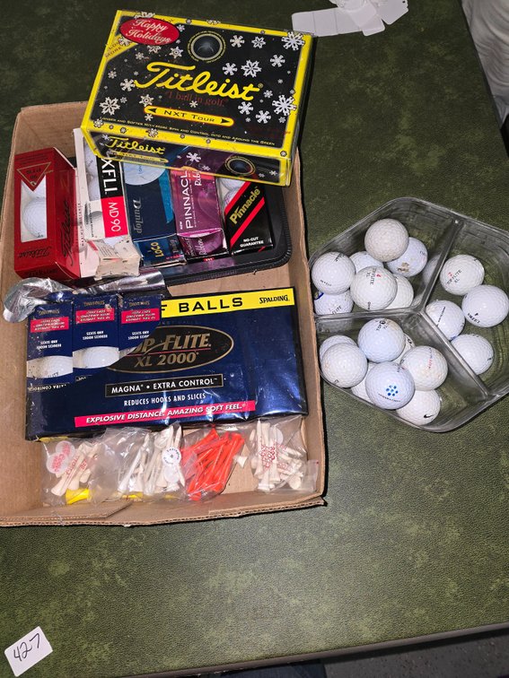 Golf balls and T's