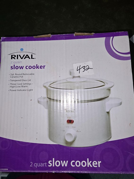 Rival  2 qt slow cooker