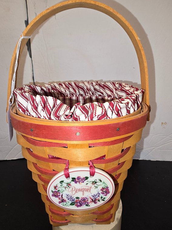 1996 Longaberger Basket Bouquet