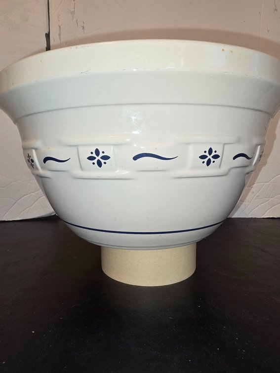 Longaberger pottery,  12 inch across