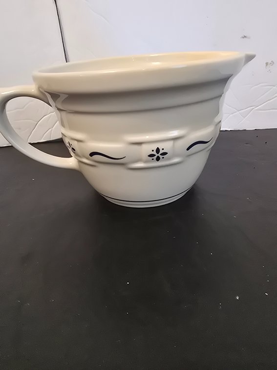 LONGABERGER  pottery, mixing and pour bowl