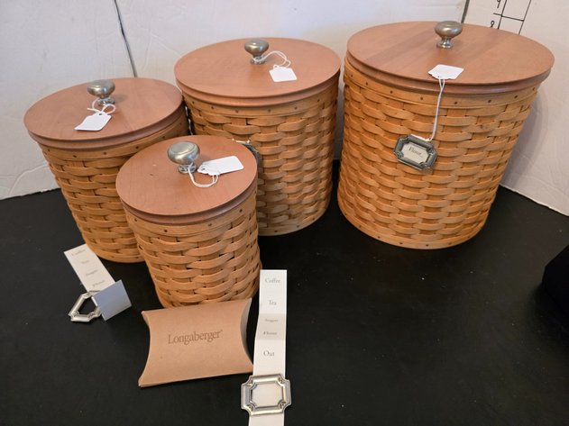 Image for Longaberger Canister set, complete