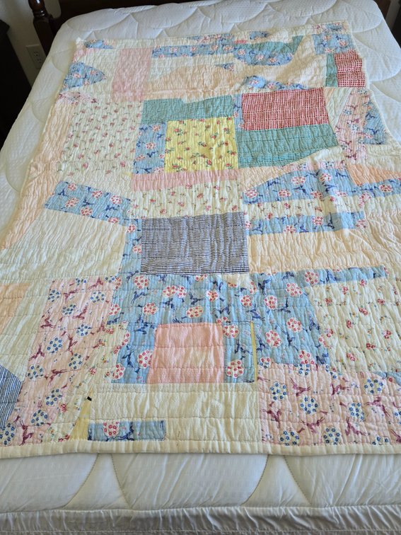 Lap quilt, hand made