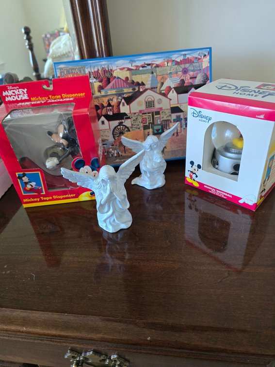 Disney items, puzzle,  made Angels