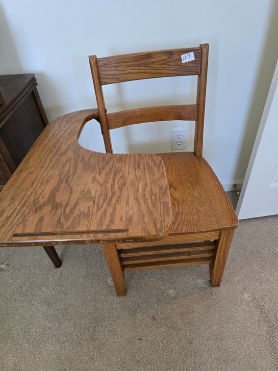 Nice wooden school desk