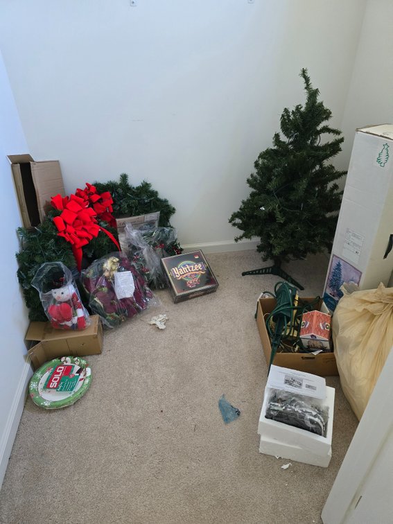 All in the Christmas room.  See desc.
