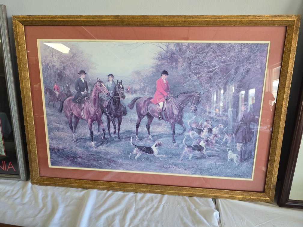 Horse and hound print