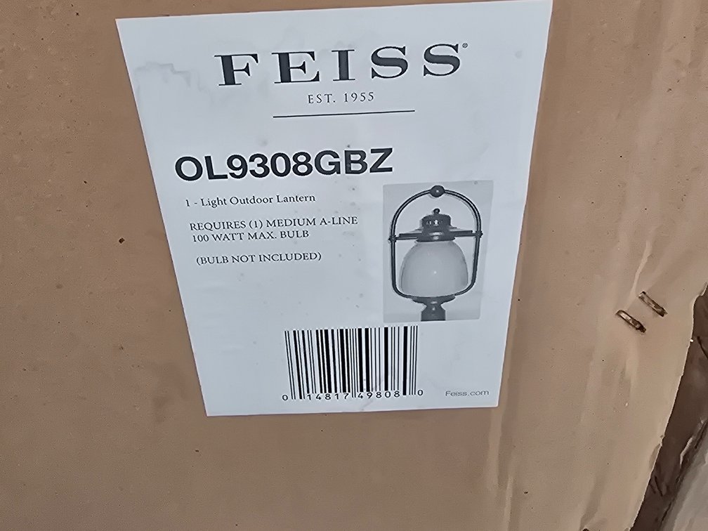 FEISS Outdoor lanterns, NIB, 