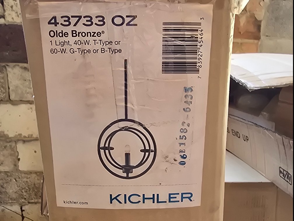 Kichler, pendant lights, NEW IN BOX