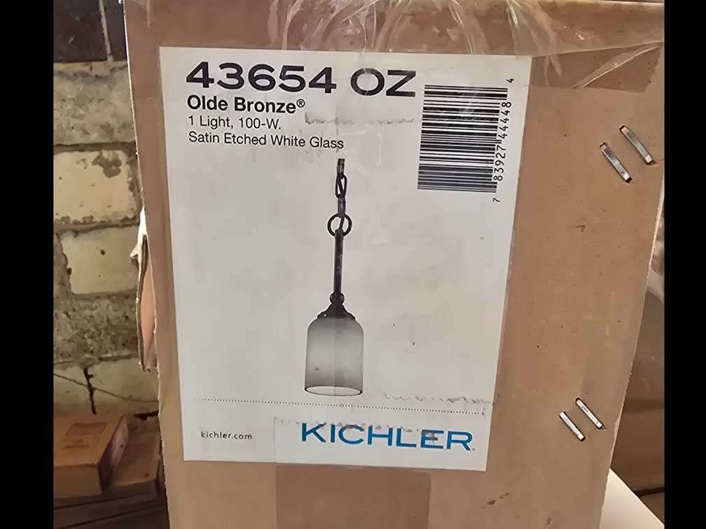 Kichler pendant lights,  PAIR NEW IN BOXES