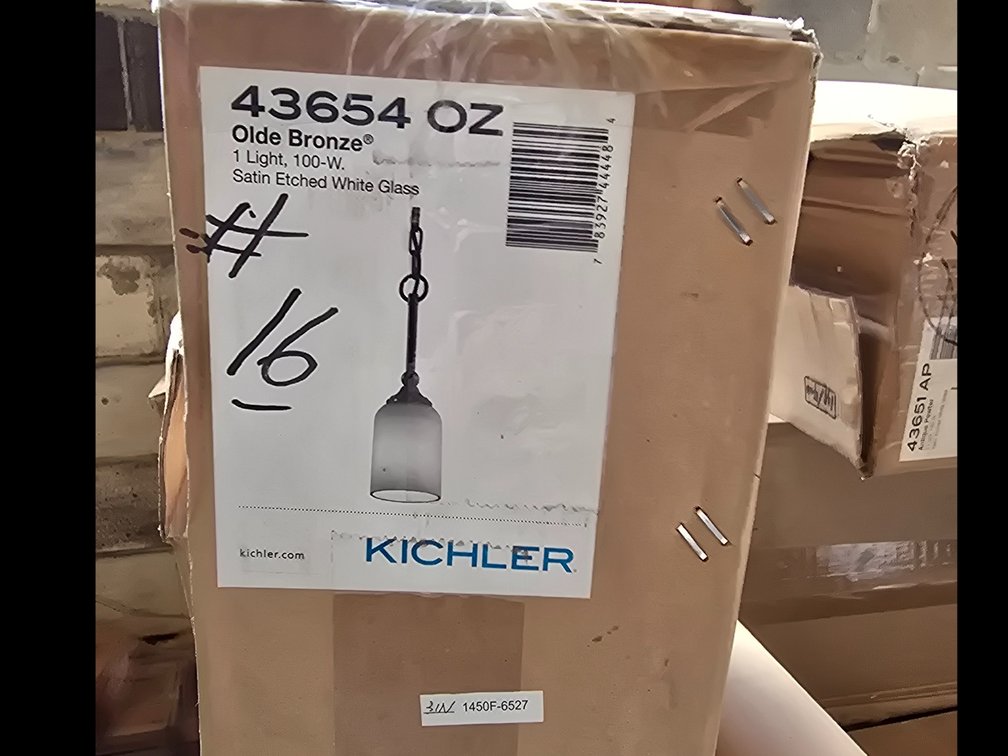 Kichler pendant lights new in boxes , pair