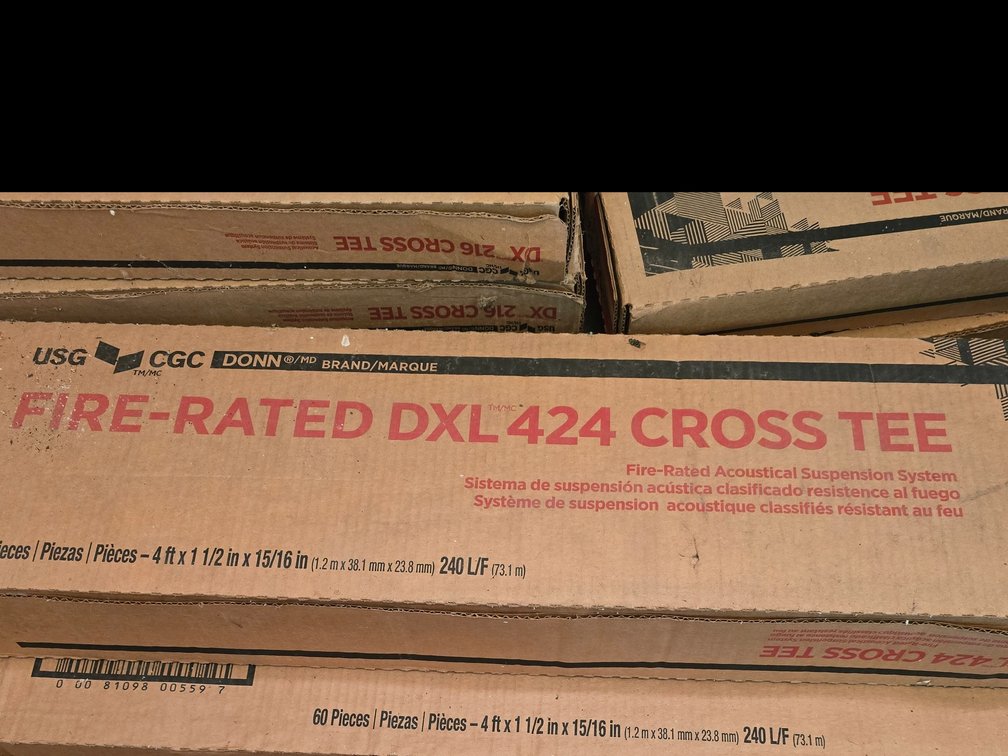5 boxes DXL 424 Cross tees