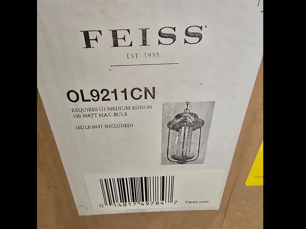 2-NIB EDISON LIGHT PENDANT