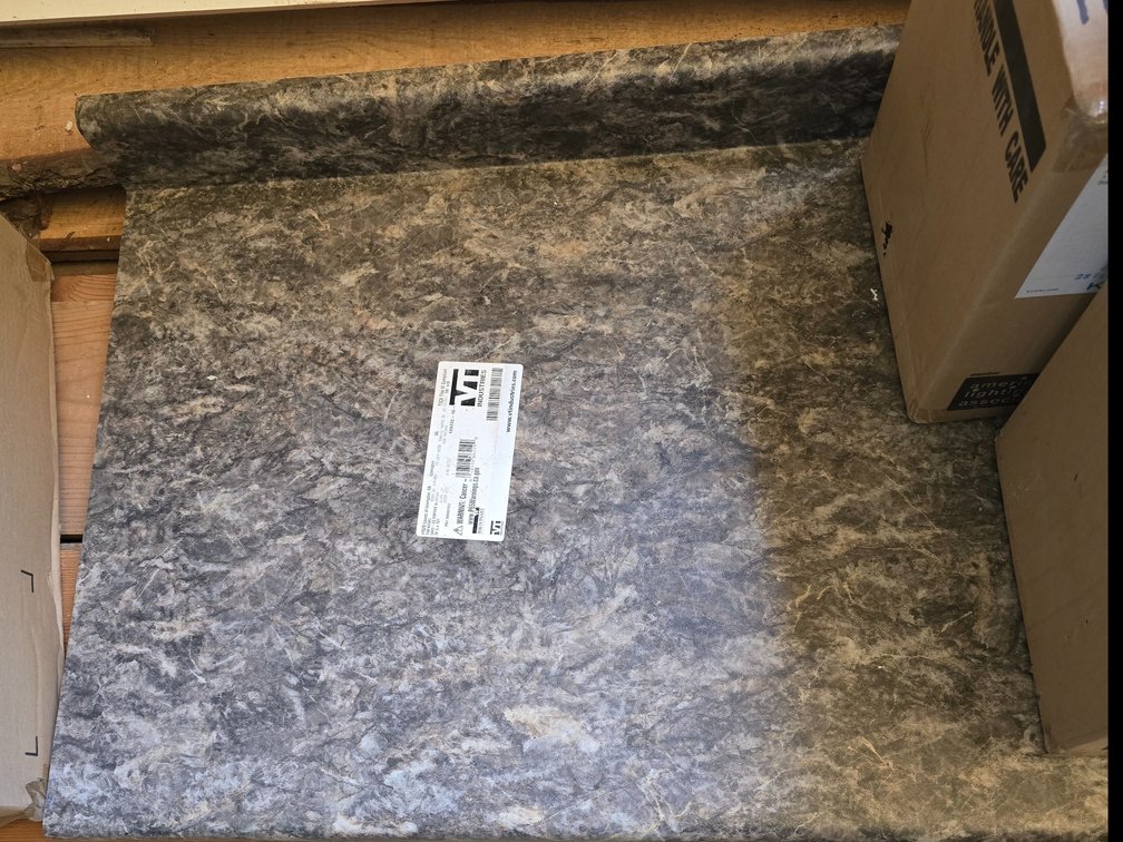  New Counter top for bath, Laminate