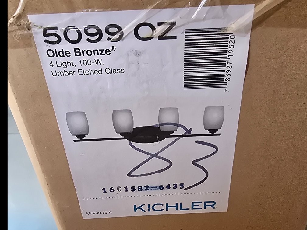 FOUR NIB wall sconces, Kichler