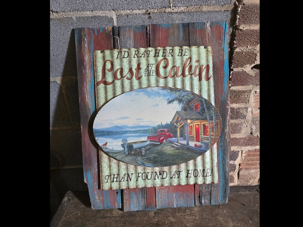 Cabin sign