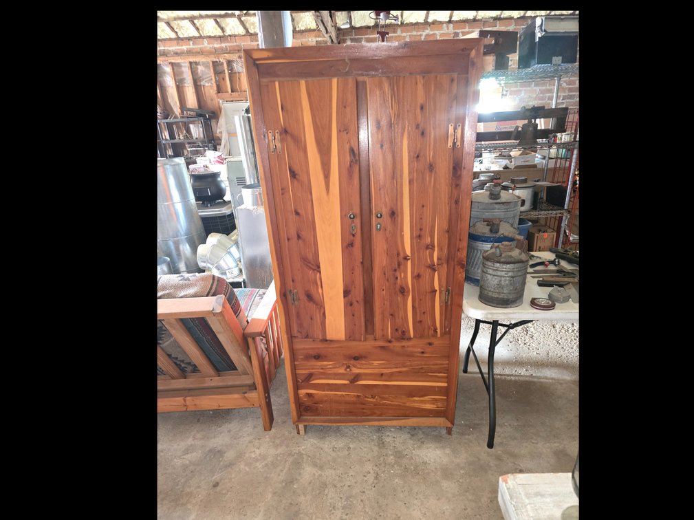 Cedar wardrobe