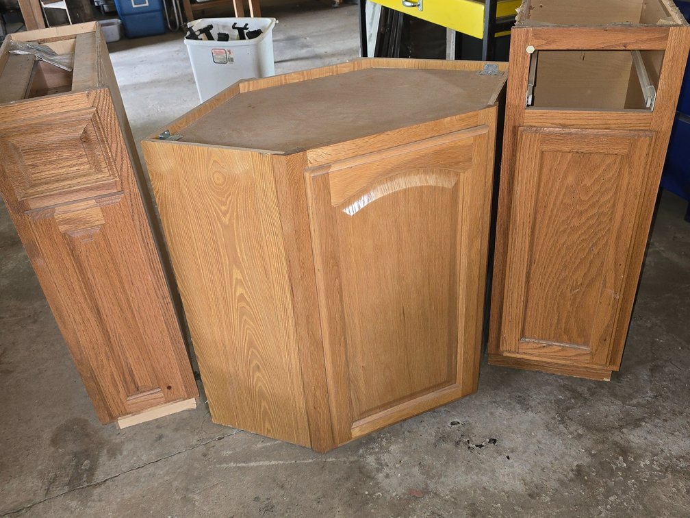 Cabinets, 3 different 