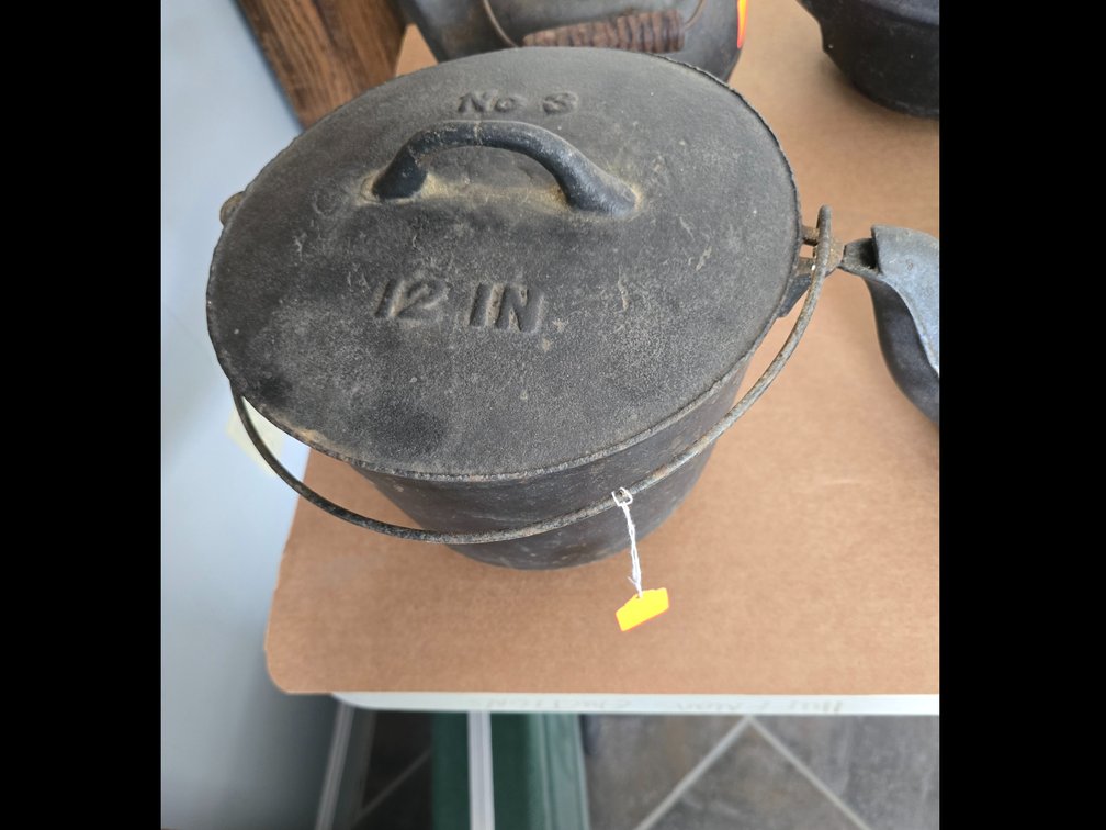 12 in. # 3  cast iron