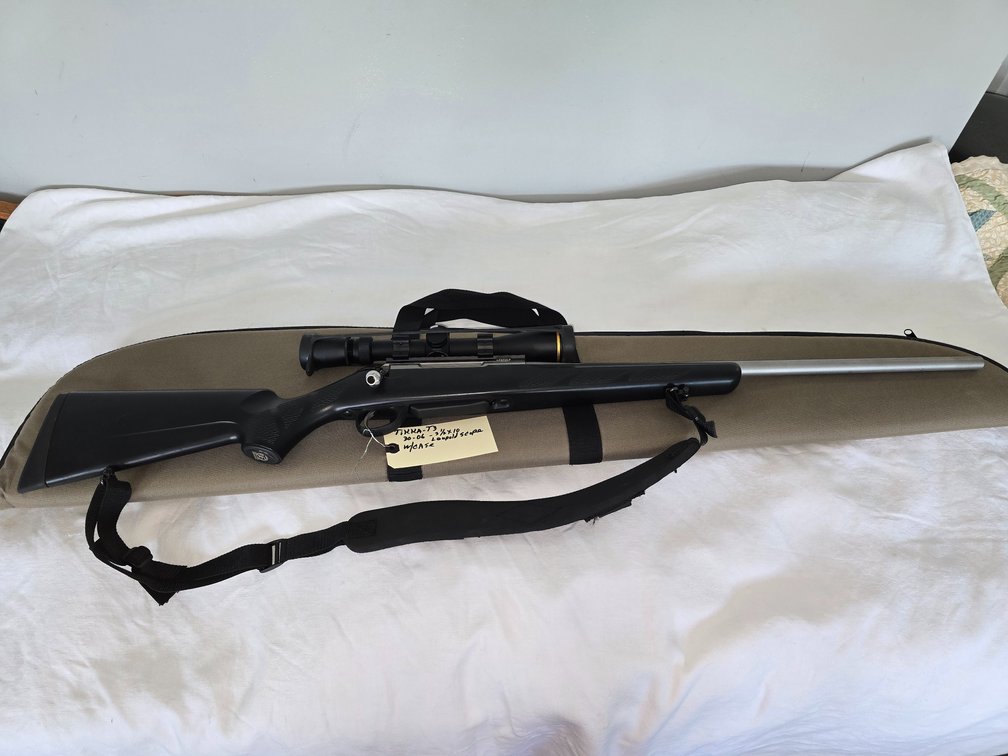 Tikka- T3, 30-06, with Leupold scope and case