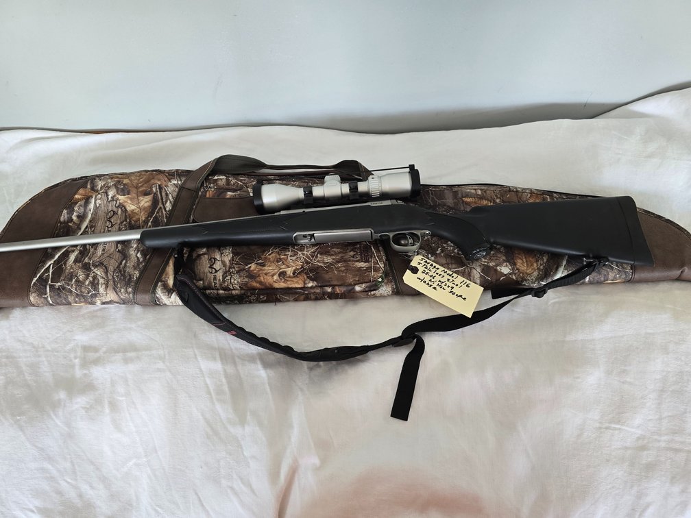 Savage Model 116, stainless steel