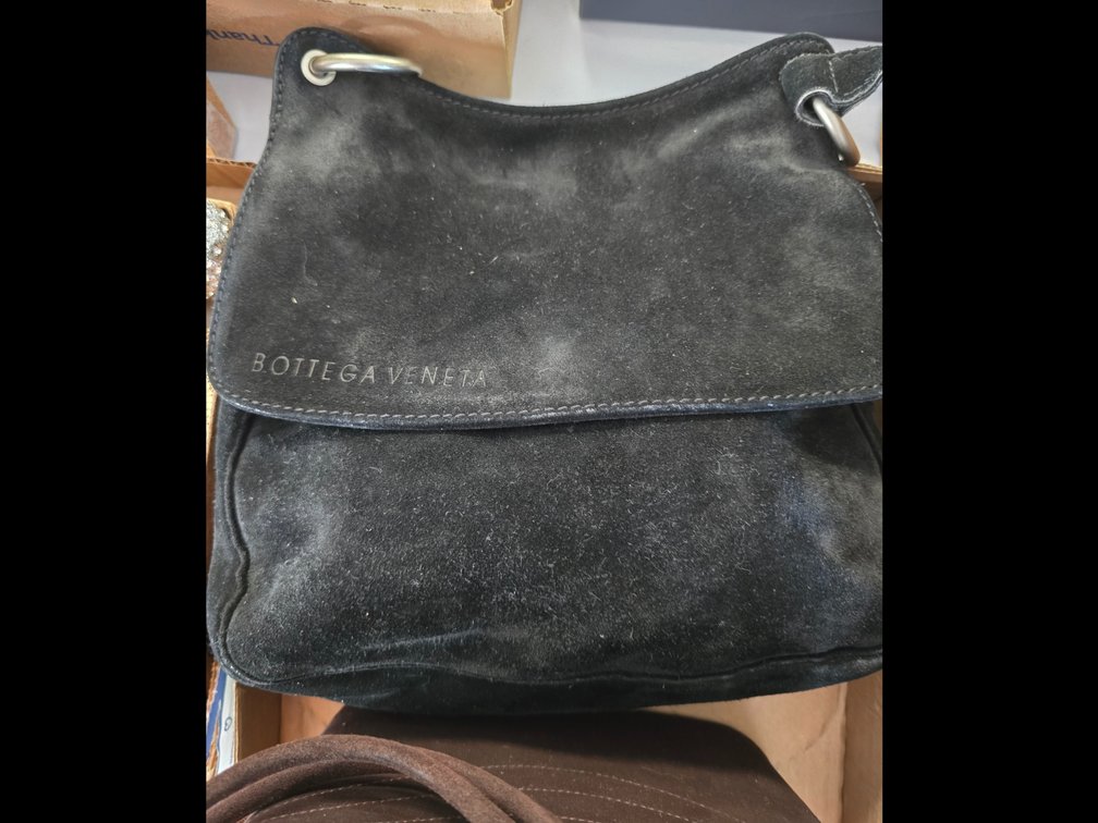 Bottega Veneta classic bag and suede bag