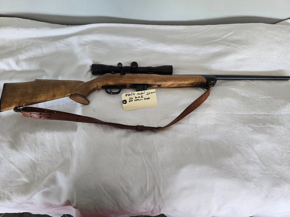 Marlin, Model 25WMR, 22MM USA  4 power scope