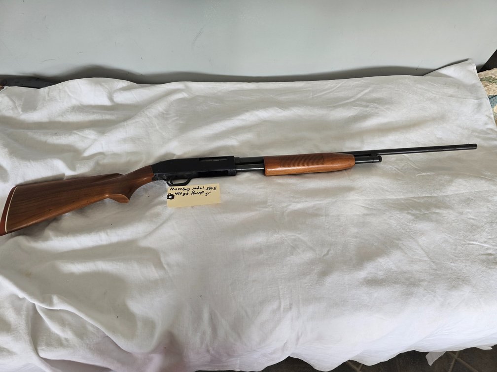 Mossburg Model 500E, 410 ga. Pump 3"