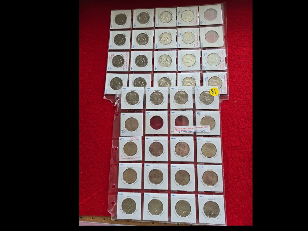 Kennedy half dollars, 1999-2005