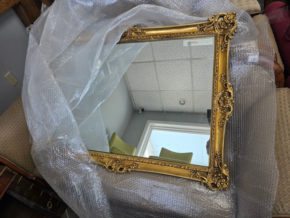 Beautiful gold ornate mirror