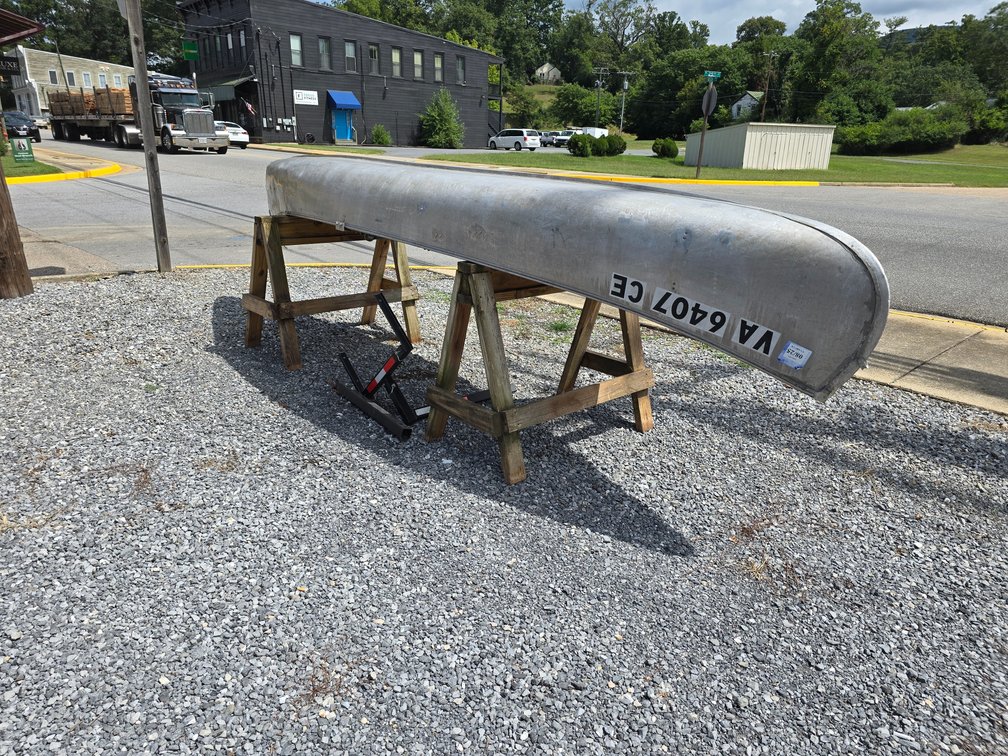 Grumman canoe with motor, ect. 