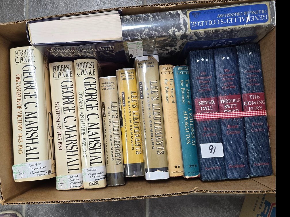 Thirteen civil war and related books