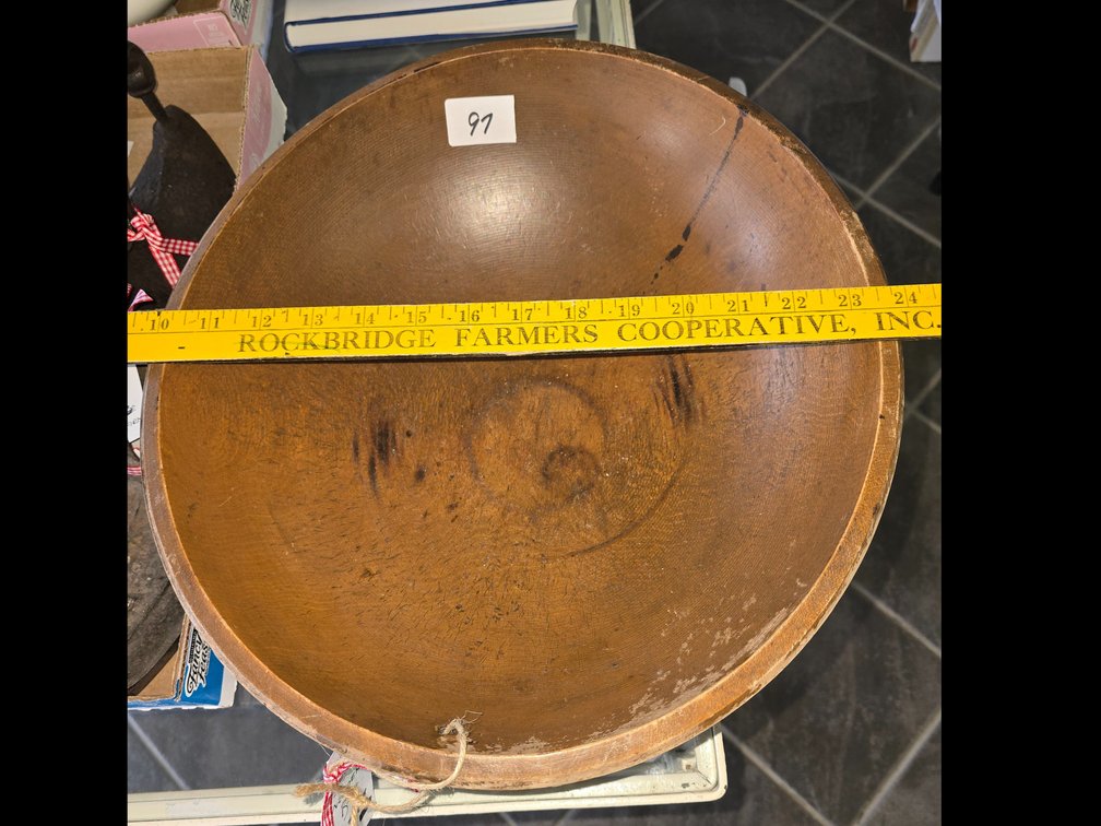 14.5 inch wooden bowl