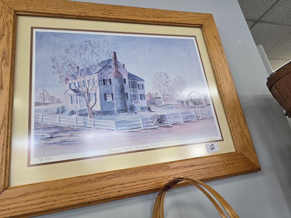 New Market Battlefield,  Print by Aileen Campbell, #78/500