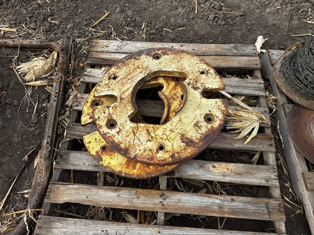 (3) Tractor Wheel Weights