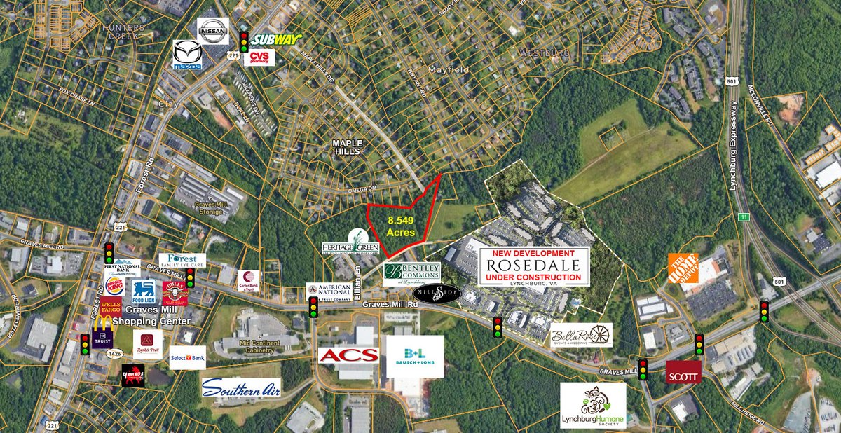 Image for 8.549 Acres Business/Residential off Graves Mill Rd
