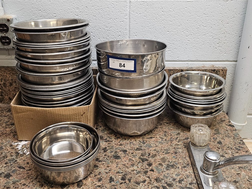 Feed bowls stainless steel