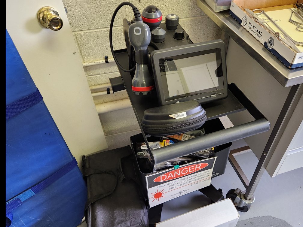 Companion Cold Laser with cart & Accessories 