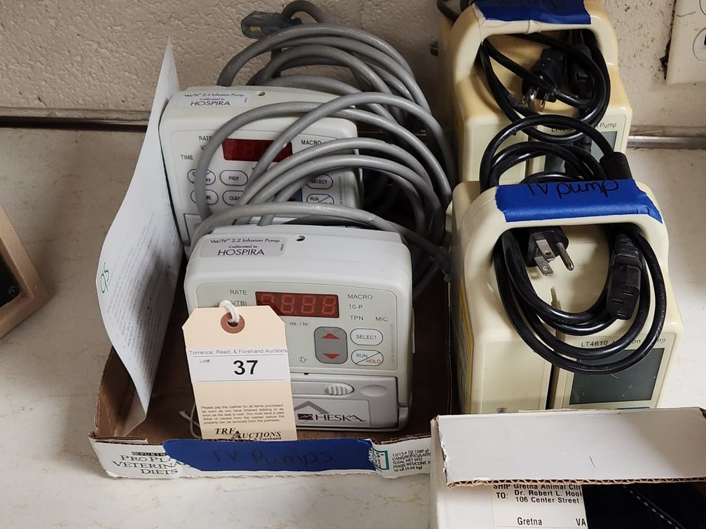 4 infusion pumps & fluid warmer