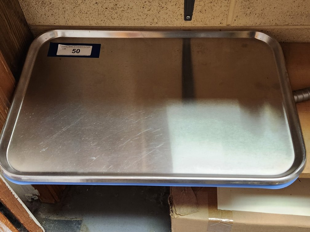 Stainless steel surgical trays