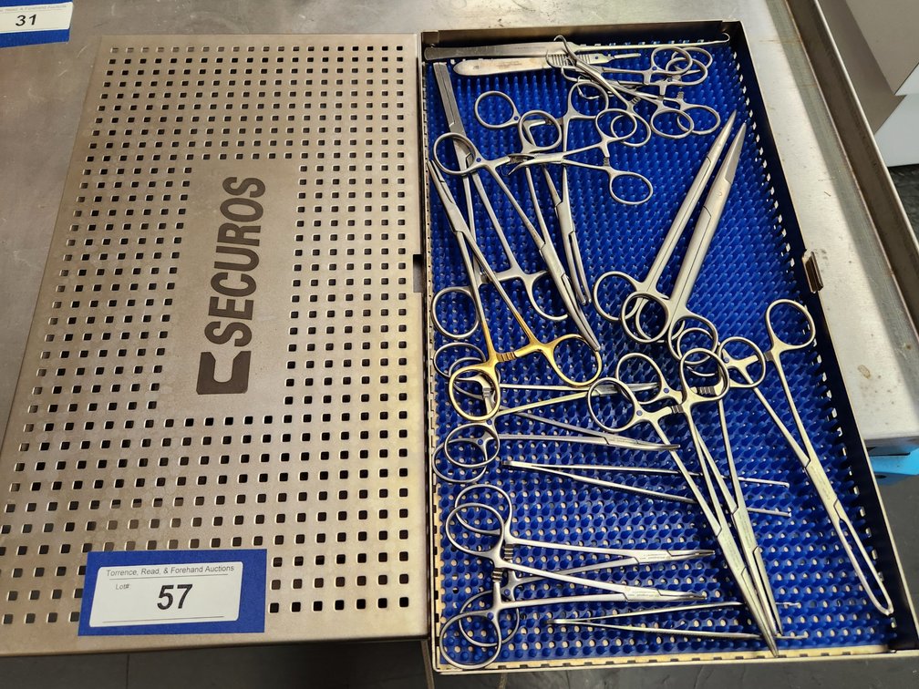 Fully prepped general surgery tray 